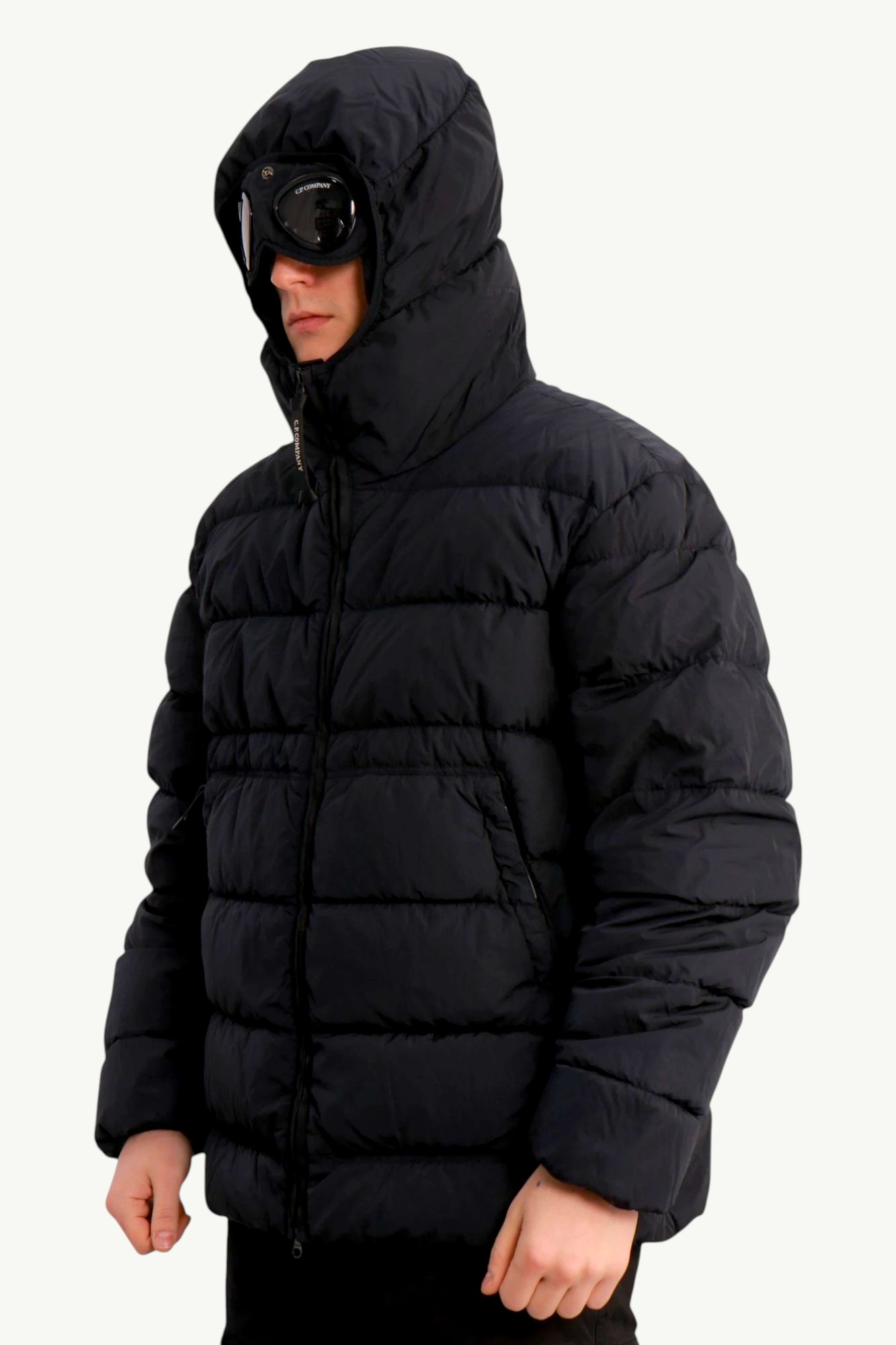 cp-company-chrome-r-goggle-down-jacket-blue-19cmow011a005904g-888-2 C.P. Company Chrome-R Goggle Down Jacket Blue 19CMOW011A-005904G-888