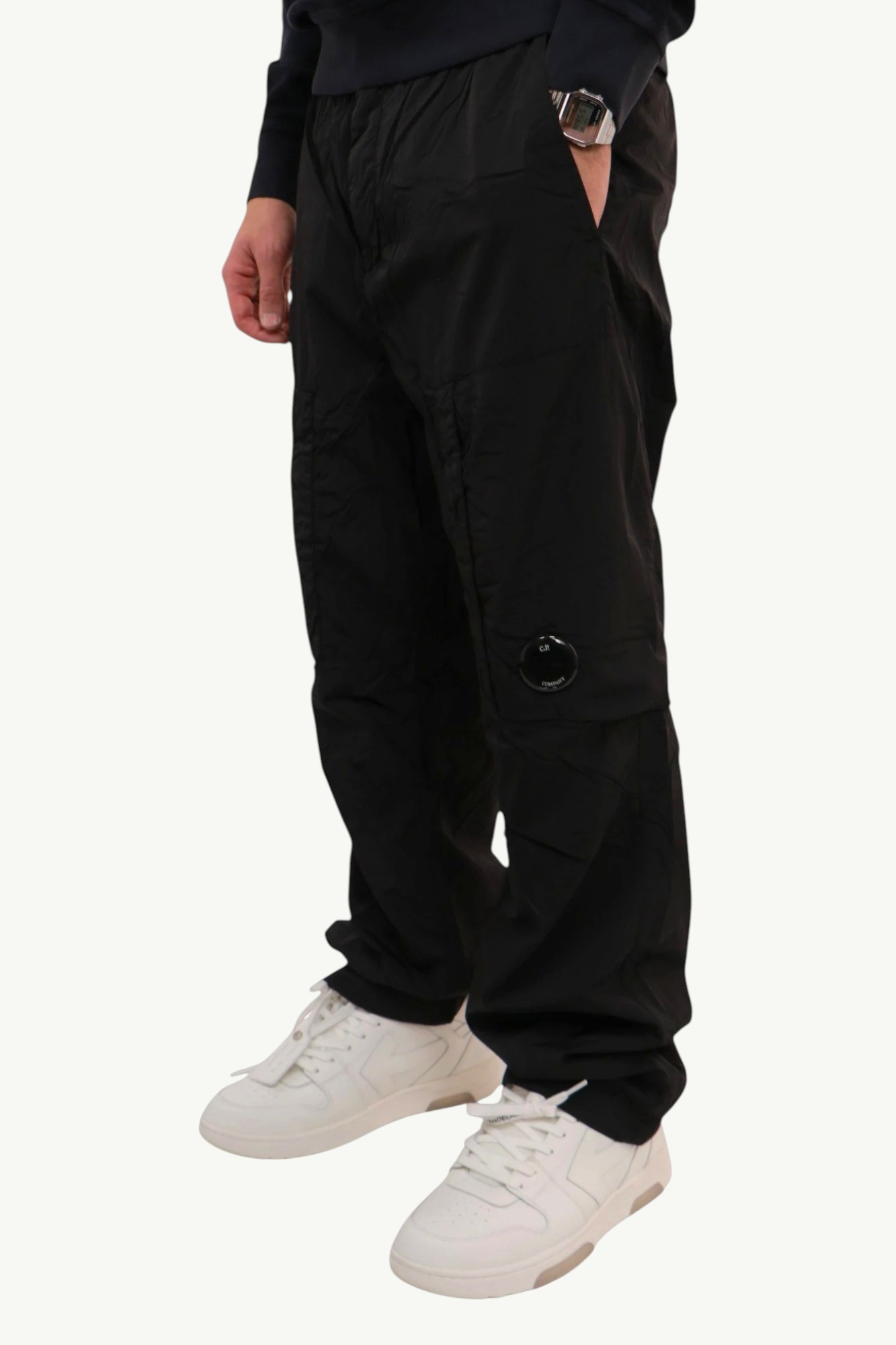 cp-company-chrome-r-lens-cargo-pants-black-19cmpa152a005904g-999-1 C.P. Company Chrome-R Lens Cargo Pants Black 19CMPA152A-005904G-999