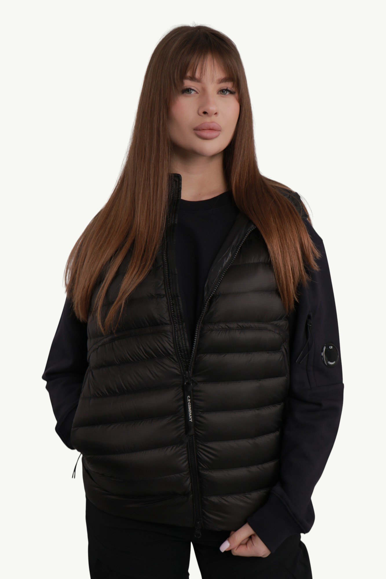 cp-company-dd-shell-goggle-down-gilet-black-19cmve032a110416a999-w-3 C.P. Company D.D. Shell Goggle Down Gilet Black - арт. 19CMVE032A-110416A-999