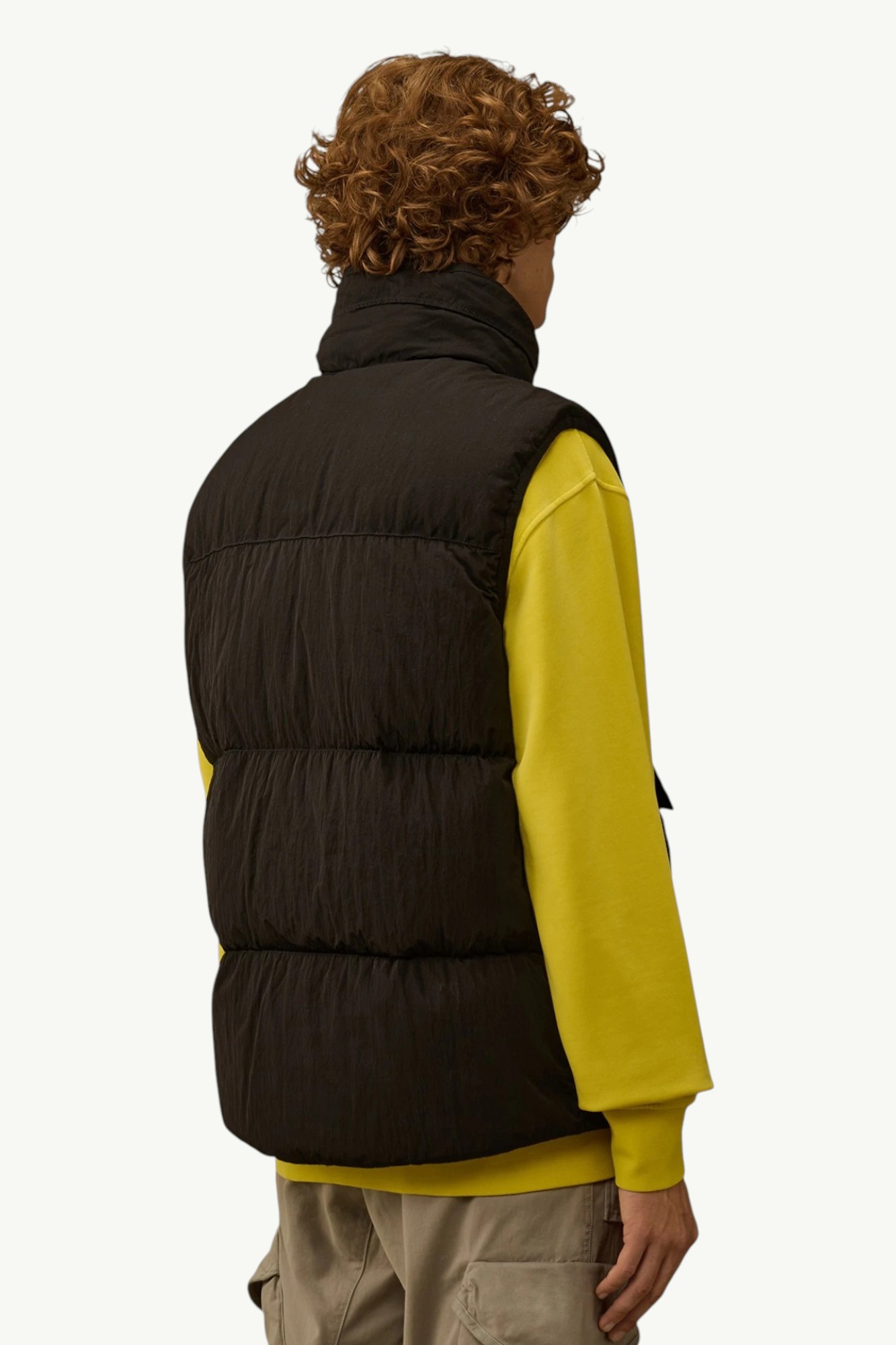 cp-company-eco-chrome-r-mixed-hooded-down-gilet-black-19cmve028a006369m-999-2 C.P. Company Eco-Chrome R Mixed Hooded Down Gilet Black 19CMVE028A-006369M-999
