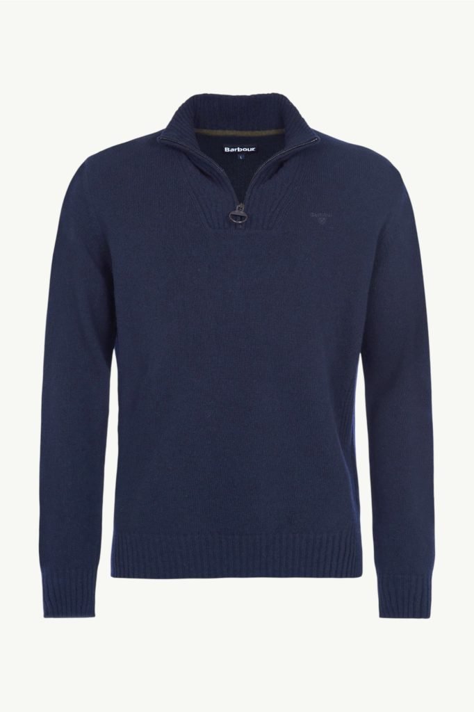 Barbour Essential Half-Zip Jumper Navy MKN0339NY71