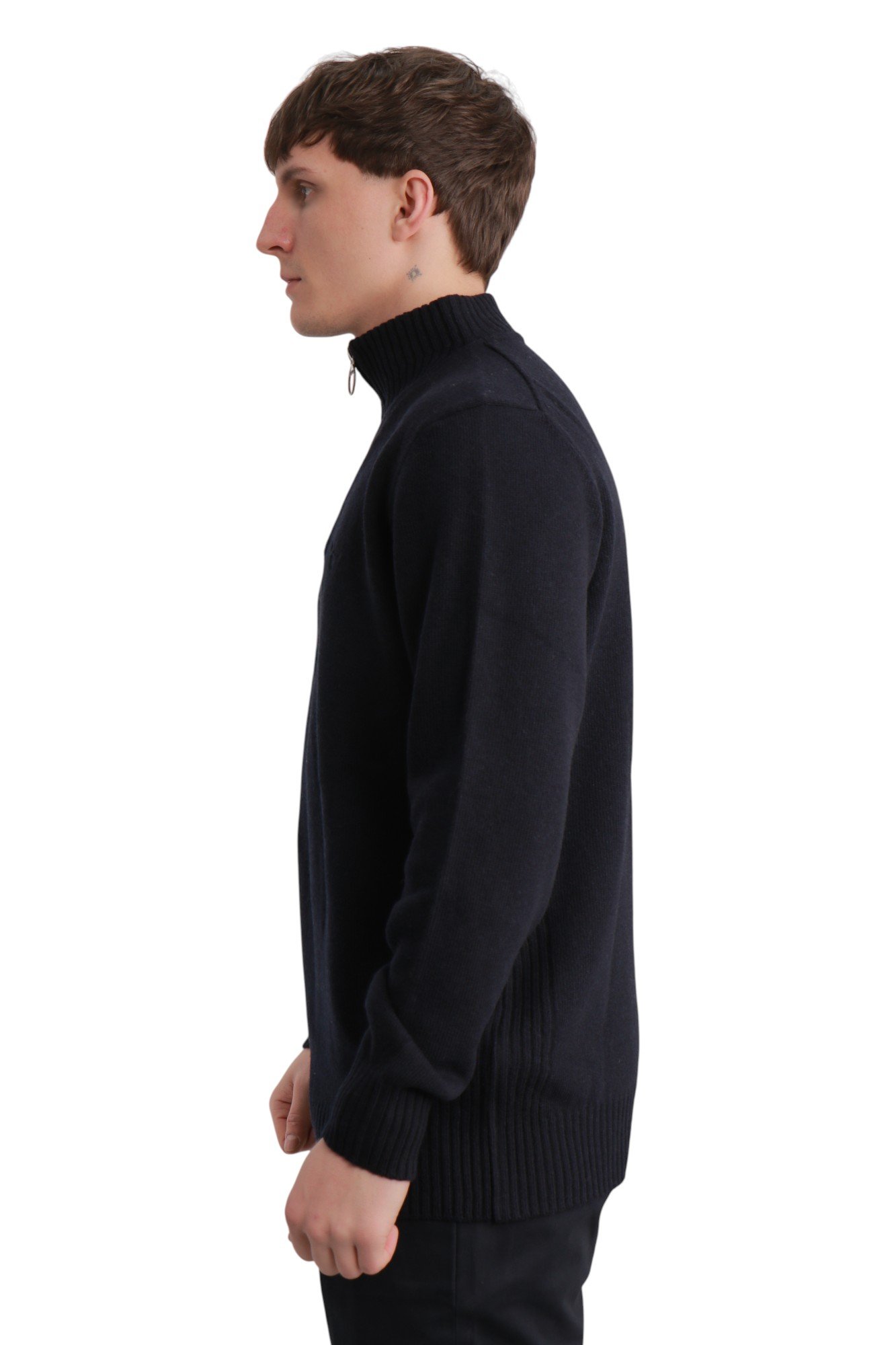 barbour-essential-half-zip-jumper-navy-mkn0339ny71-3 Светр Barbour Essential Half-Zip Jumper Navy – арт. MKN0339NY71