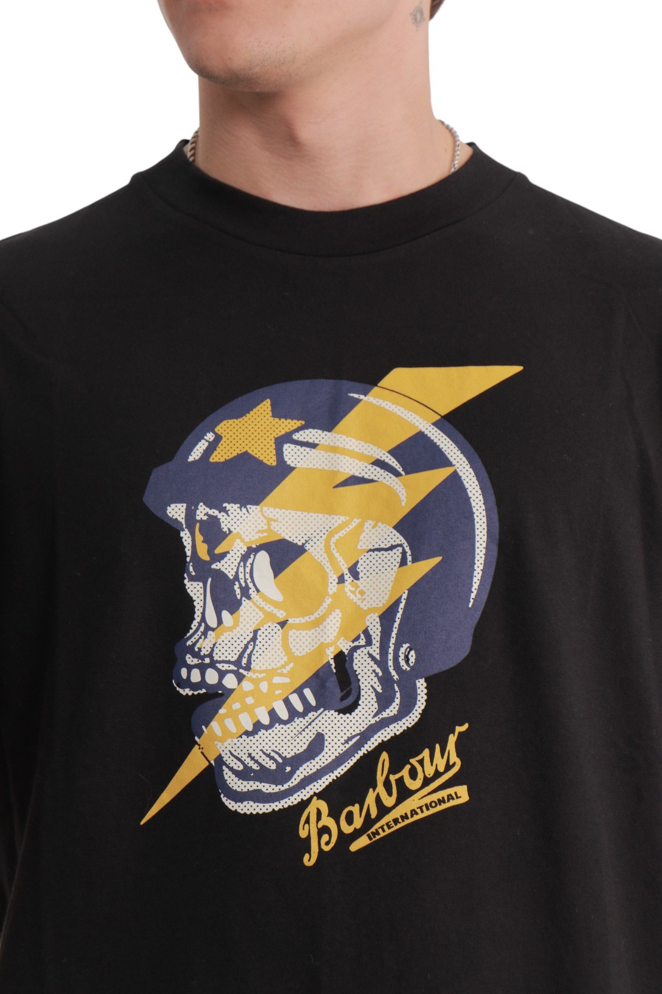 barbour-flash-graphic-t-shirt-black-mts1483bk11-7 Футболка Barbour Flash Graphic T-Shirt Black – арт. MTS1483BK11