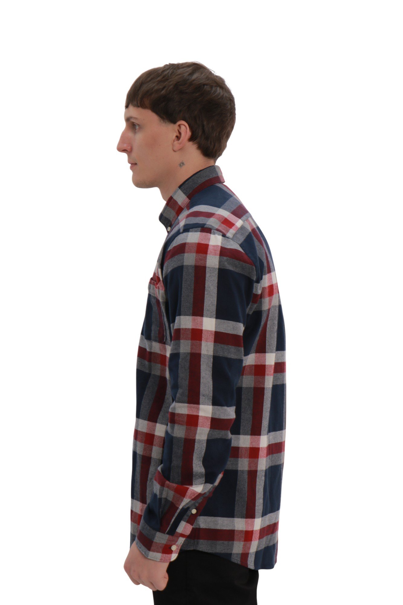 barbour-folley-tailored-long-sleeved-shirt-navy-red-msh5364mi32-3 Barbour Folley Tailored Shirt Navy/Red MSH5364MI32