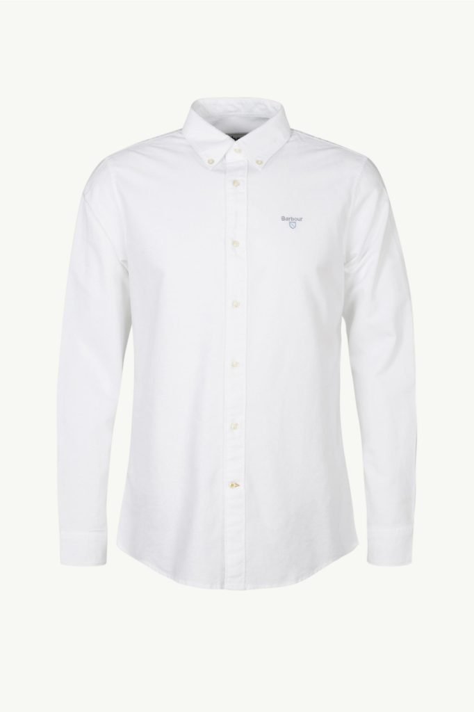 Barbour Oxford Tailored Long-Sleeved Shirt White MSH5301WH11