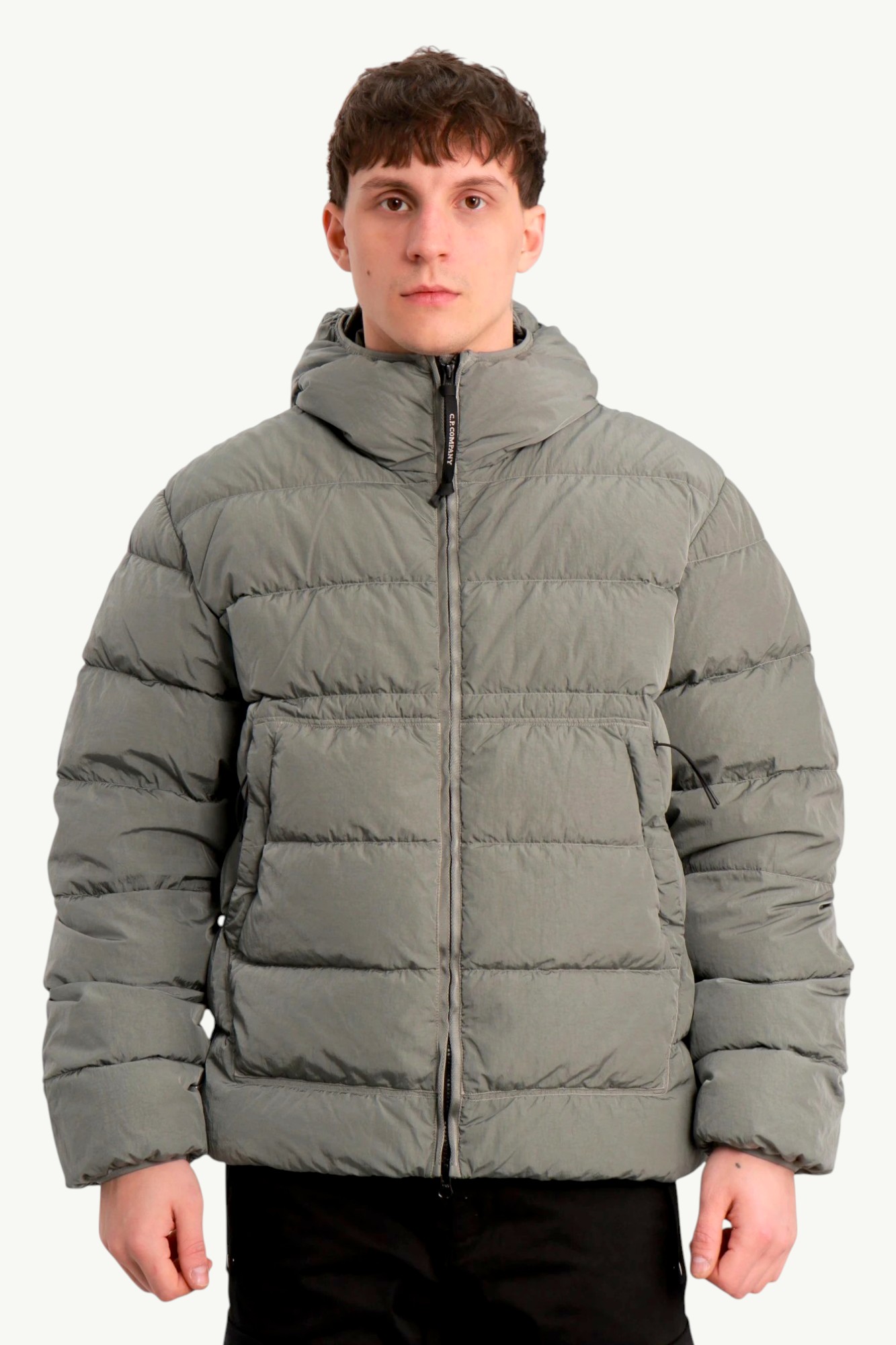 cp-company-chrome-r-goggle-down-jacket-grey-19cmow011a005904g921-921-1 C.P. Company Chrome-R Goggle Down Jacket Grey 19CMOW011A-005904G-921