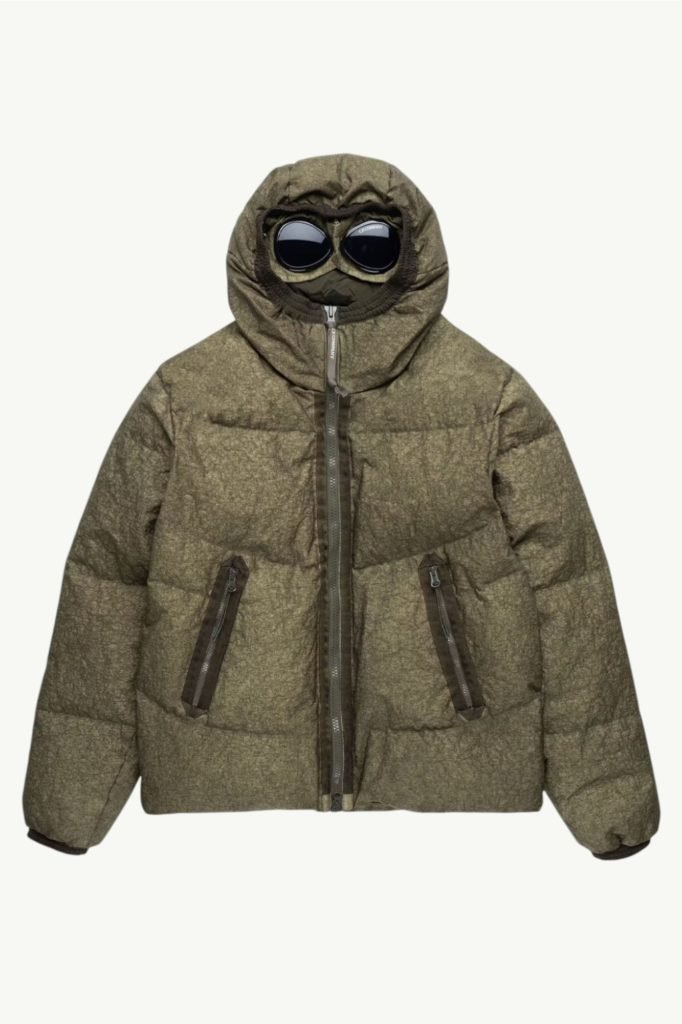 C.P. Company Co-Ted Goggle Down Jacket Green 15CMOW221A-006022G-683