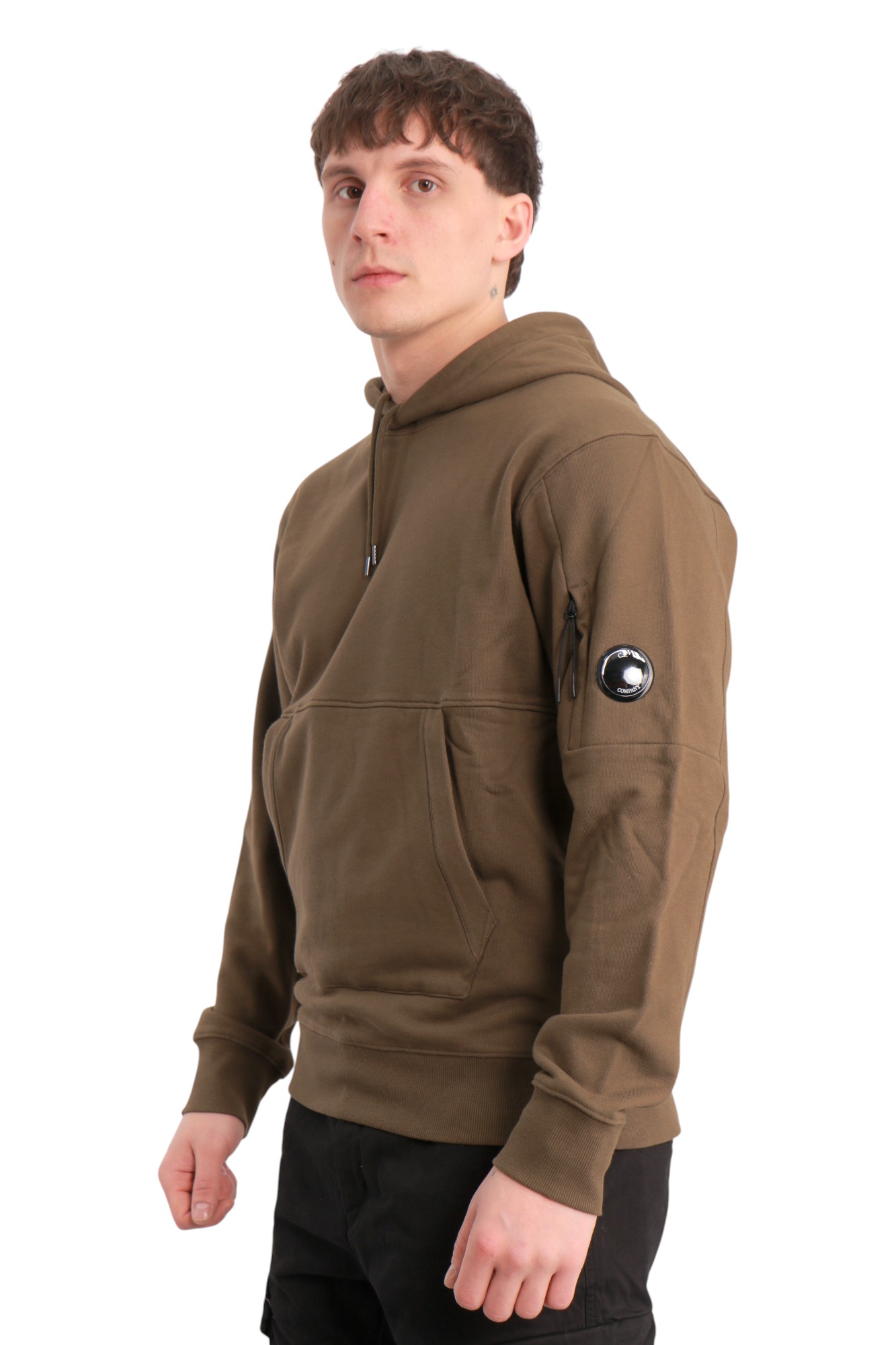 Худі C.P. Company Diagonal Raised Fleece Hooded Lens Sweatshirt