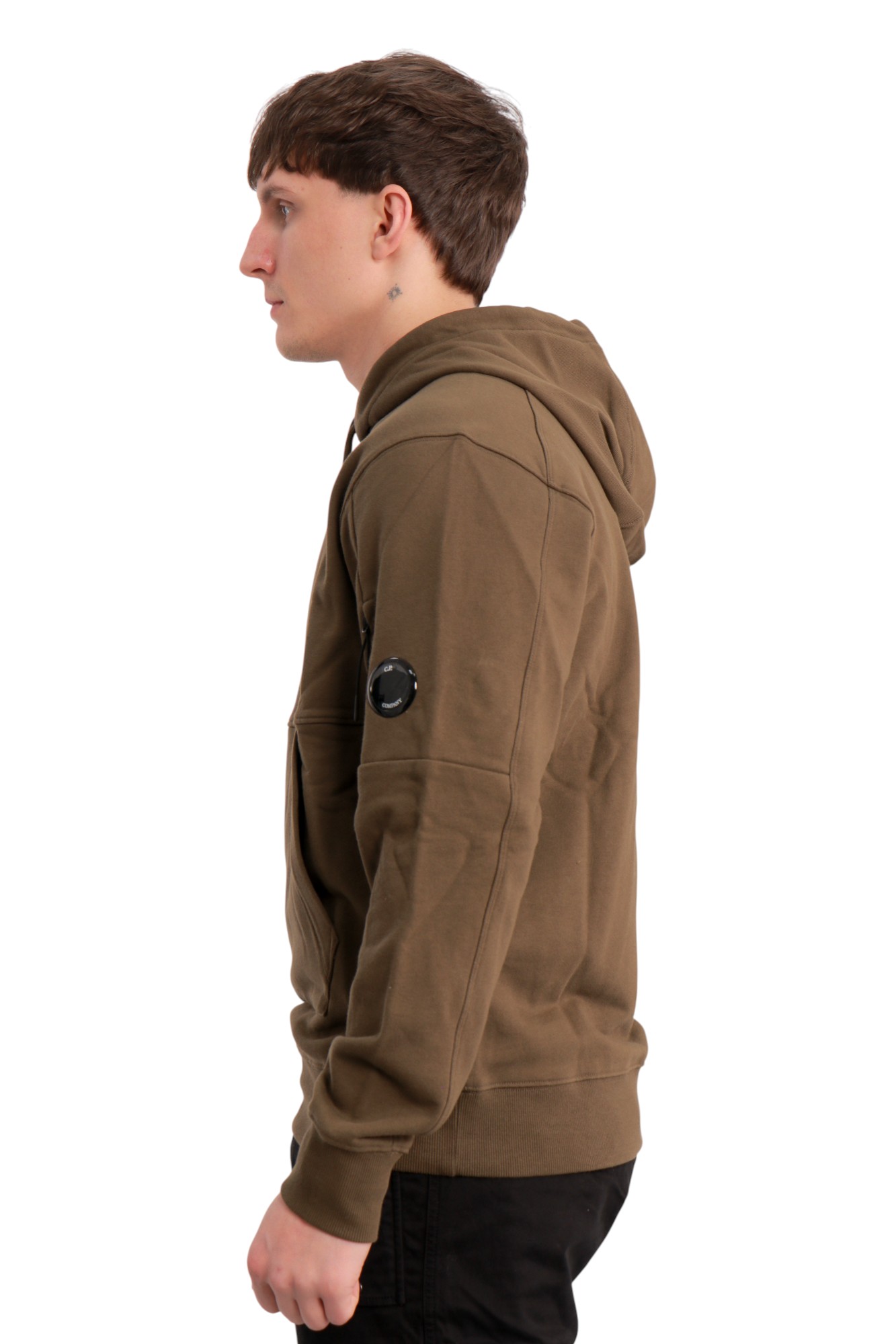 Худі C.P. Company Diagonal Raised Fleece Hooded Lens Sweatshirt