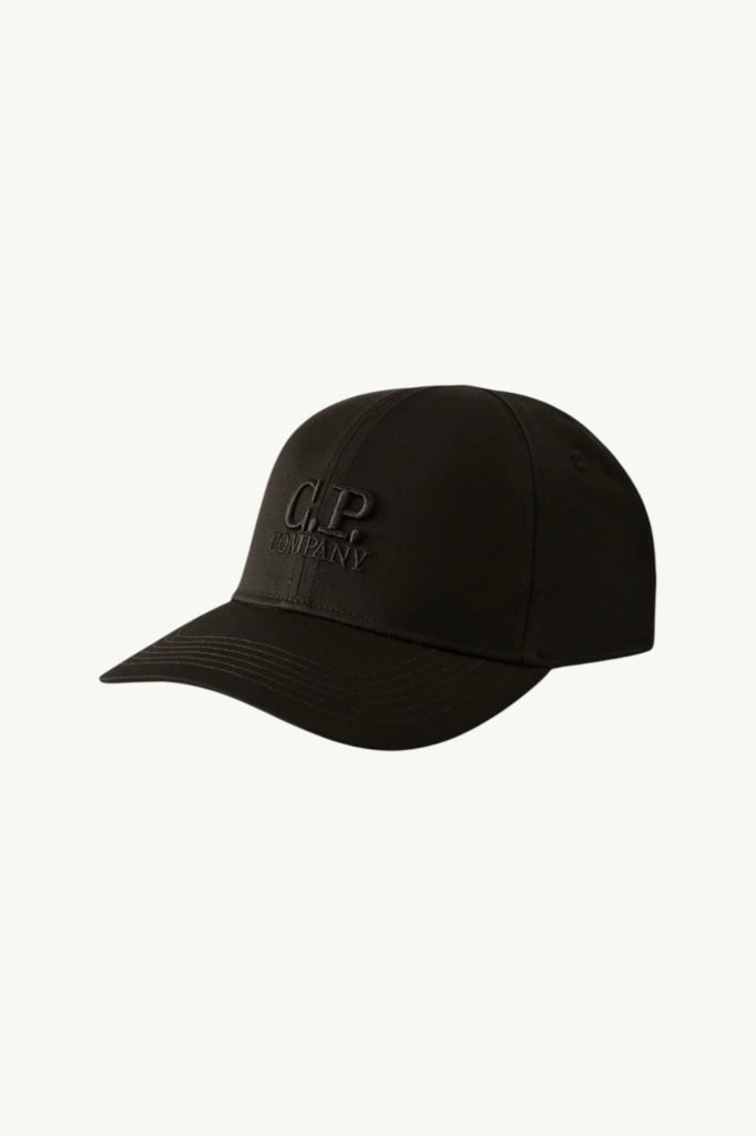 C.P. Company Shell-R Logo Cap Black 18CMAC282A-006288A-999