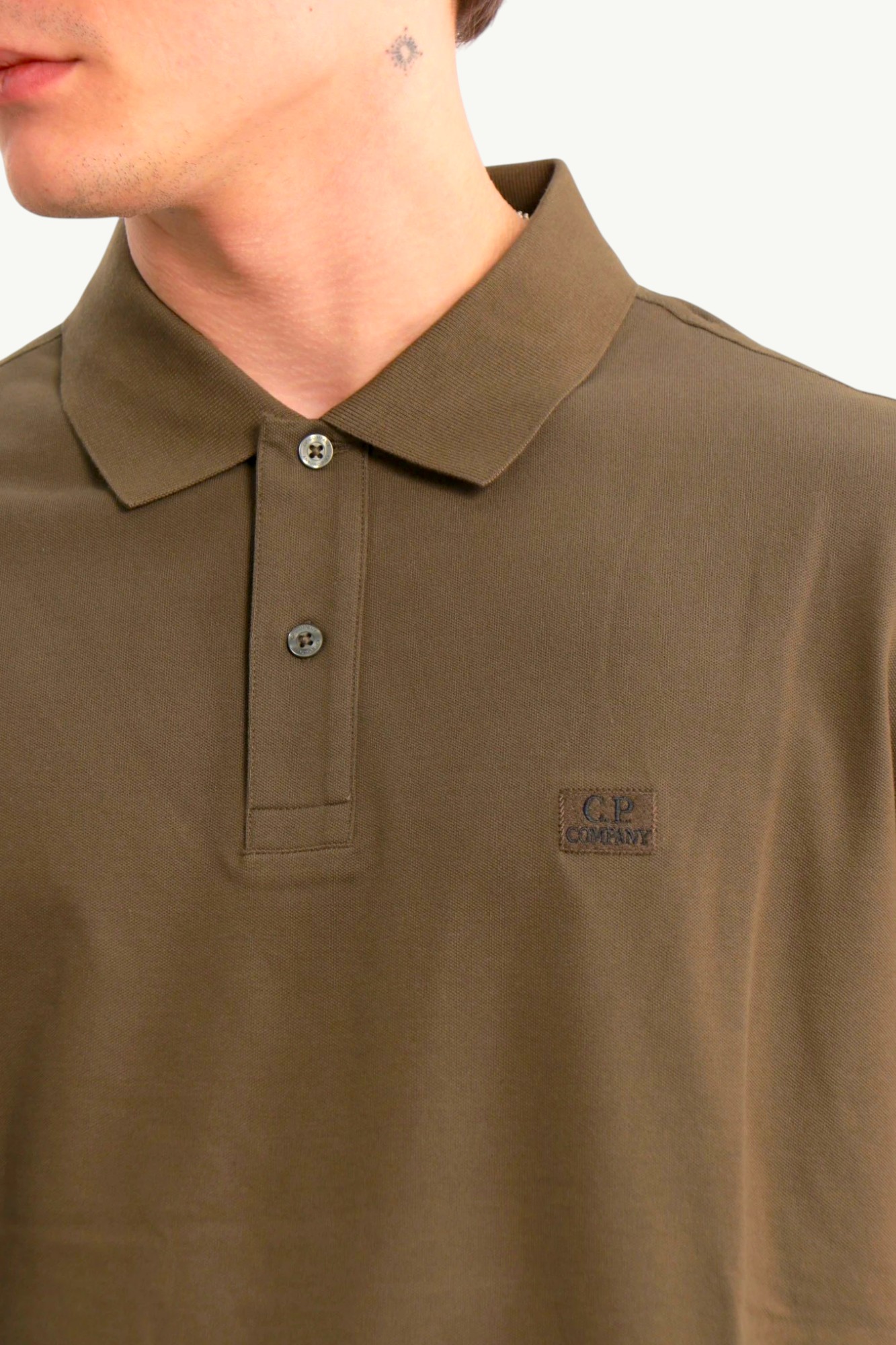 cp-company-stretch-piquet-short-sleeve-polo-green-18cmpl065a005263w-683-6 C.P. Company Stretch Piquet Short Sleeve Polo Green 18CMPL065A-005263W-683