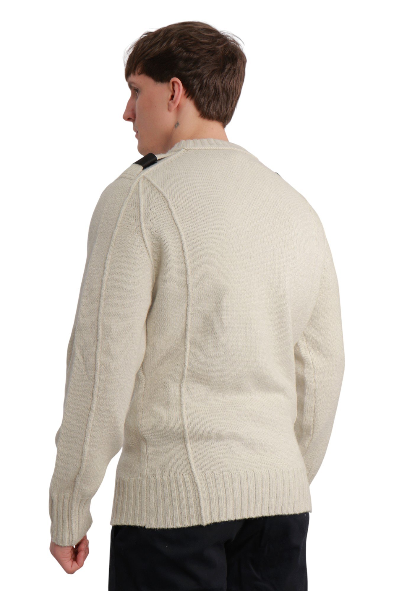 ma-strum-crew-neck-knit-crewneck-sweater-sand-ma5041-4 Ma.Strum Crew Neck Knit Crewneck Sweater у відтінку Sand MA5041