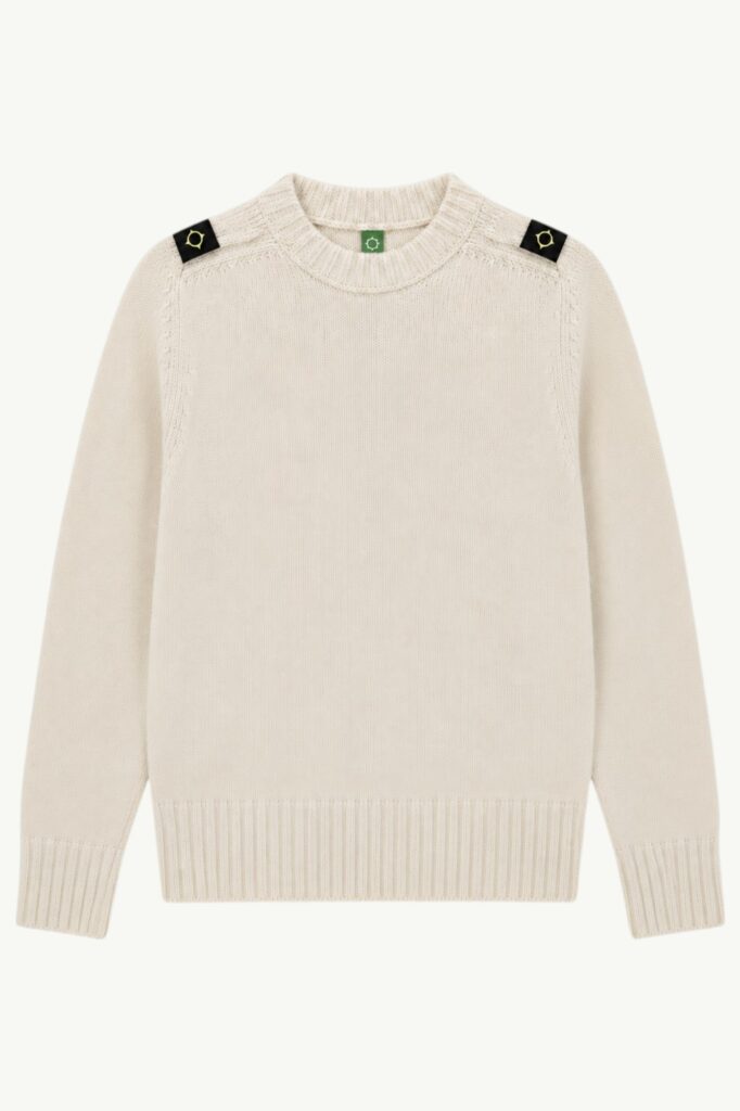 Ma.Strum Crew Neck Knit Crewneck Sweater Sand - MA5041