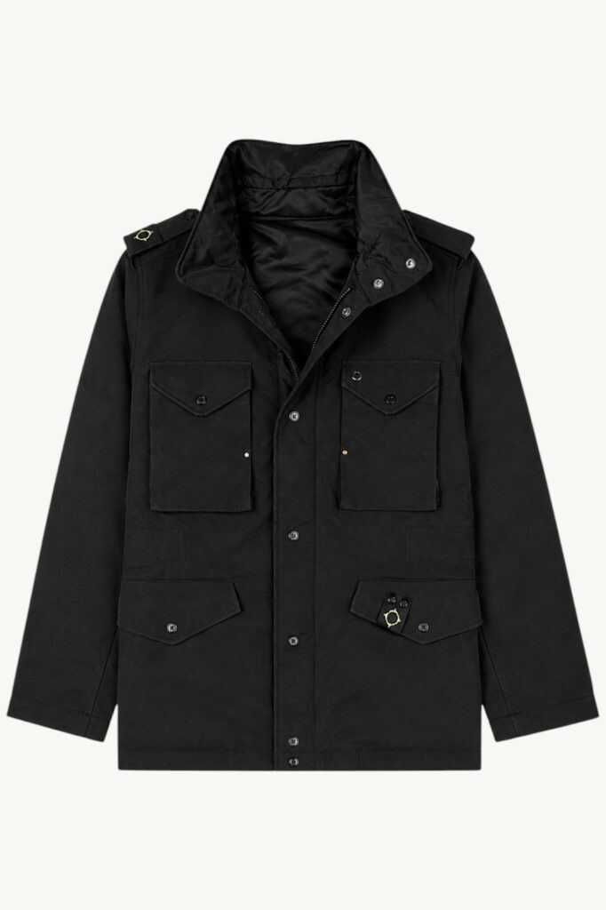 Ma.Strum Reversible Field Jacket Black - MAS1231-M000