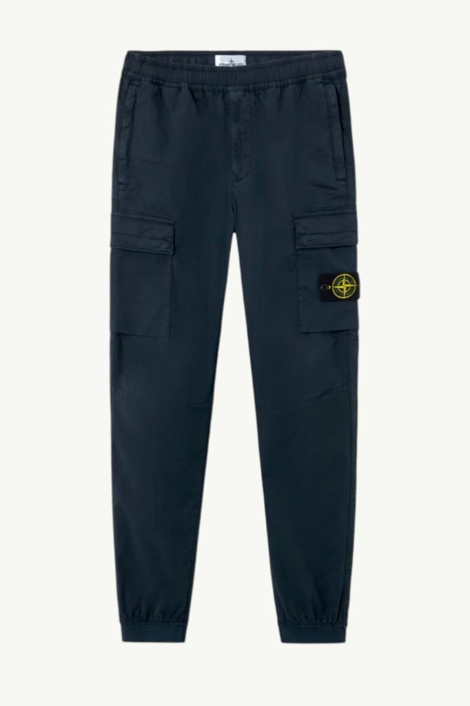 Stone Island Garment Dyed Cargo Stretch Pant Navy 811531314-A0020