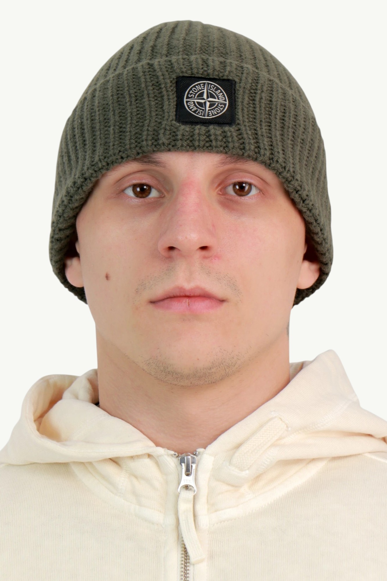 stone-island-light-rws-geelong-wool-hat-khaki-k2s15n100012s00b4-v0054-1 Stone Island Light RWS Geelong Wool Hat у кольорі Khaki K2S15N100012-S00B4-V0054