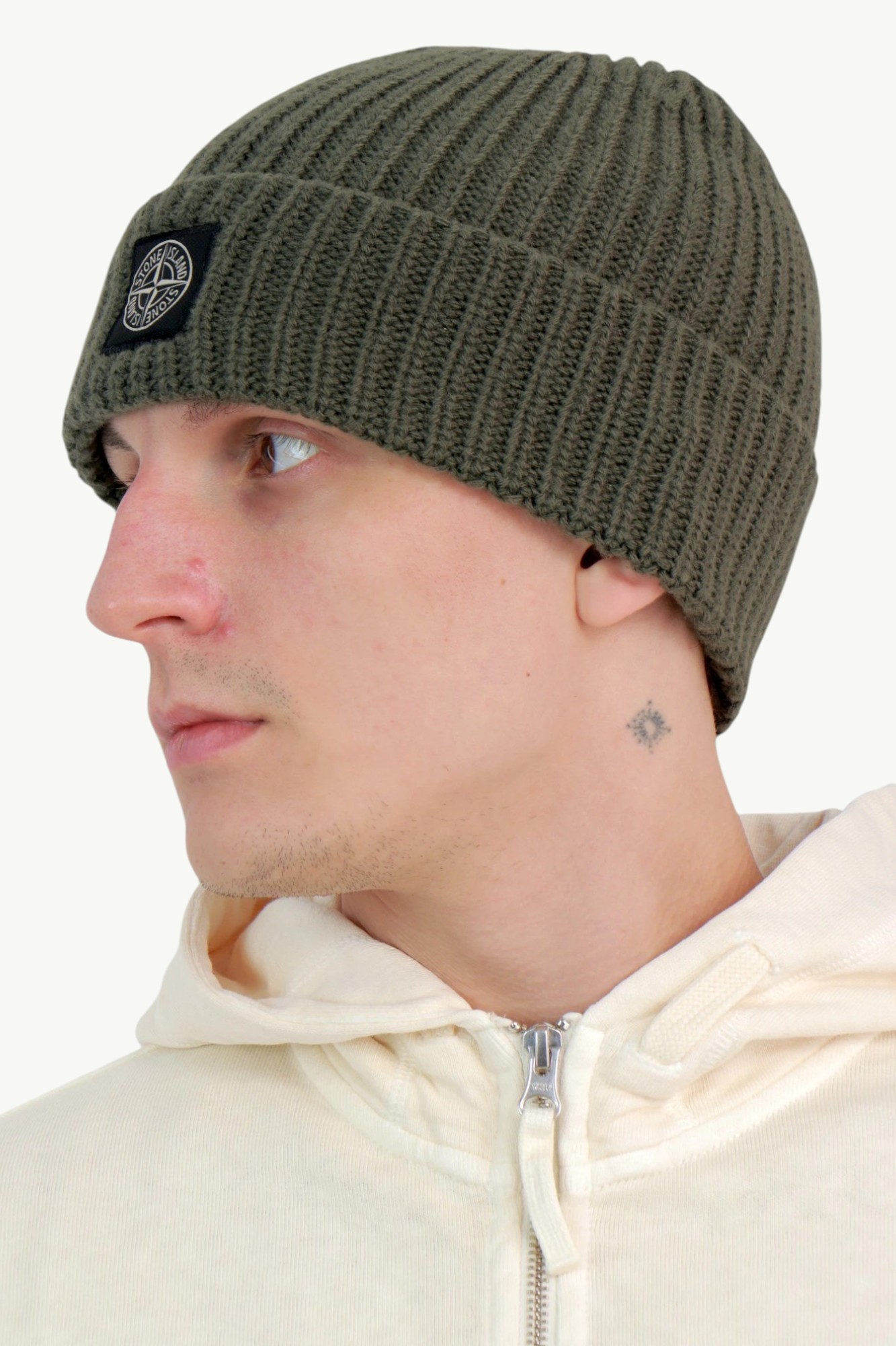stone-island-light-rws-geelong-wool-hat-khaki-k2s15n100012s00b4-v0054-2 Stone Island Light RWS Geelong Wool Hat у кольорі Khaki K2S15N100012-S00B4-V0054