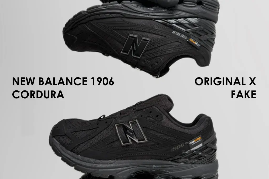 New Balance 1906 — оригінал vs підробка, порівняльне фото