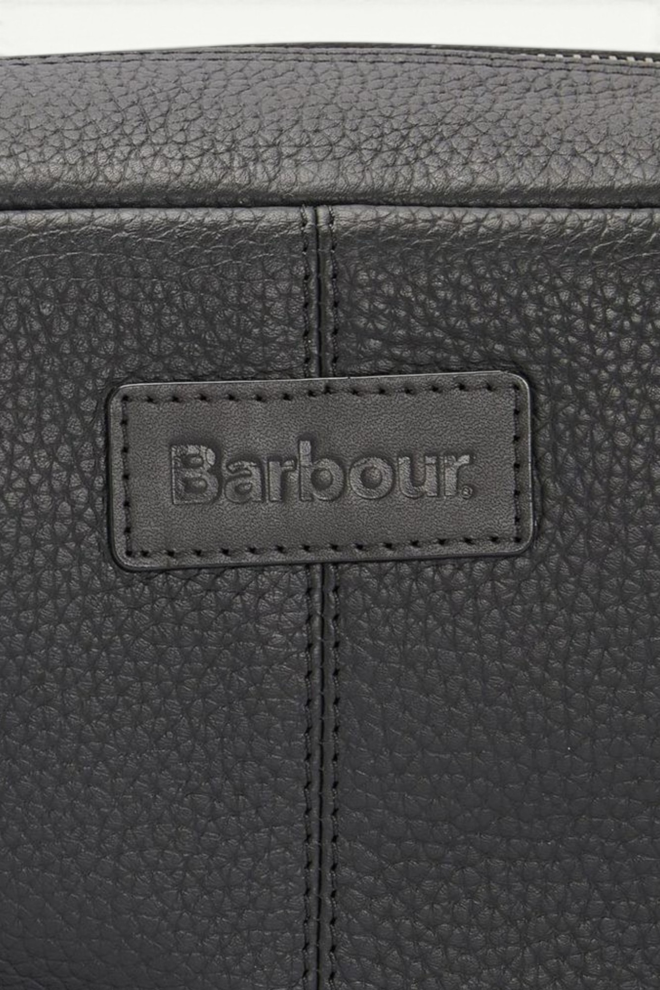 Barbour Highgate Leather Washbag Black MAC0422BK11