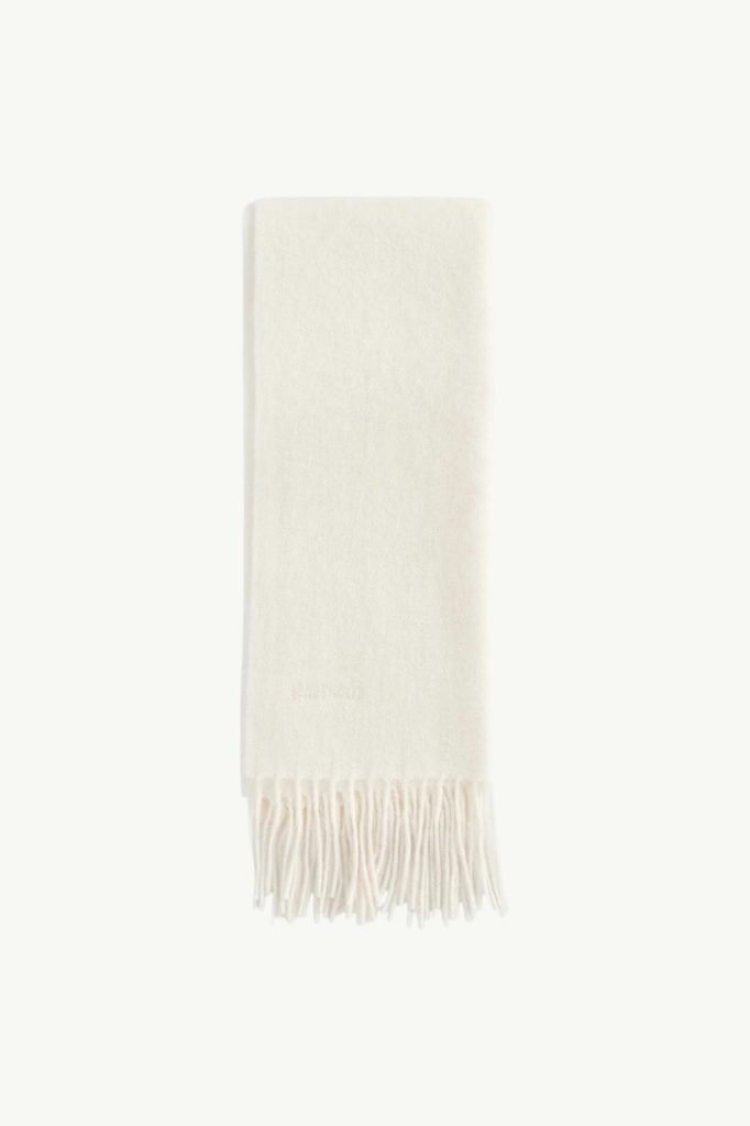 Barbour Lambswool Woven Scarf Cream LSC0133CR11