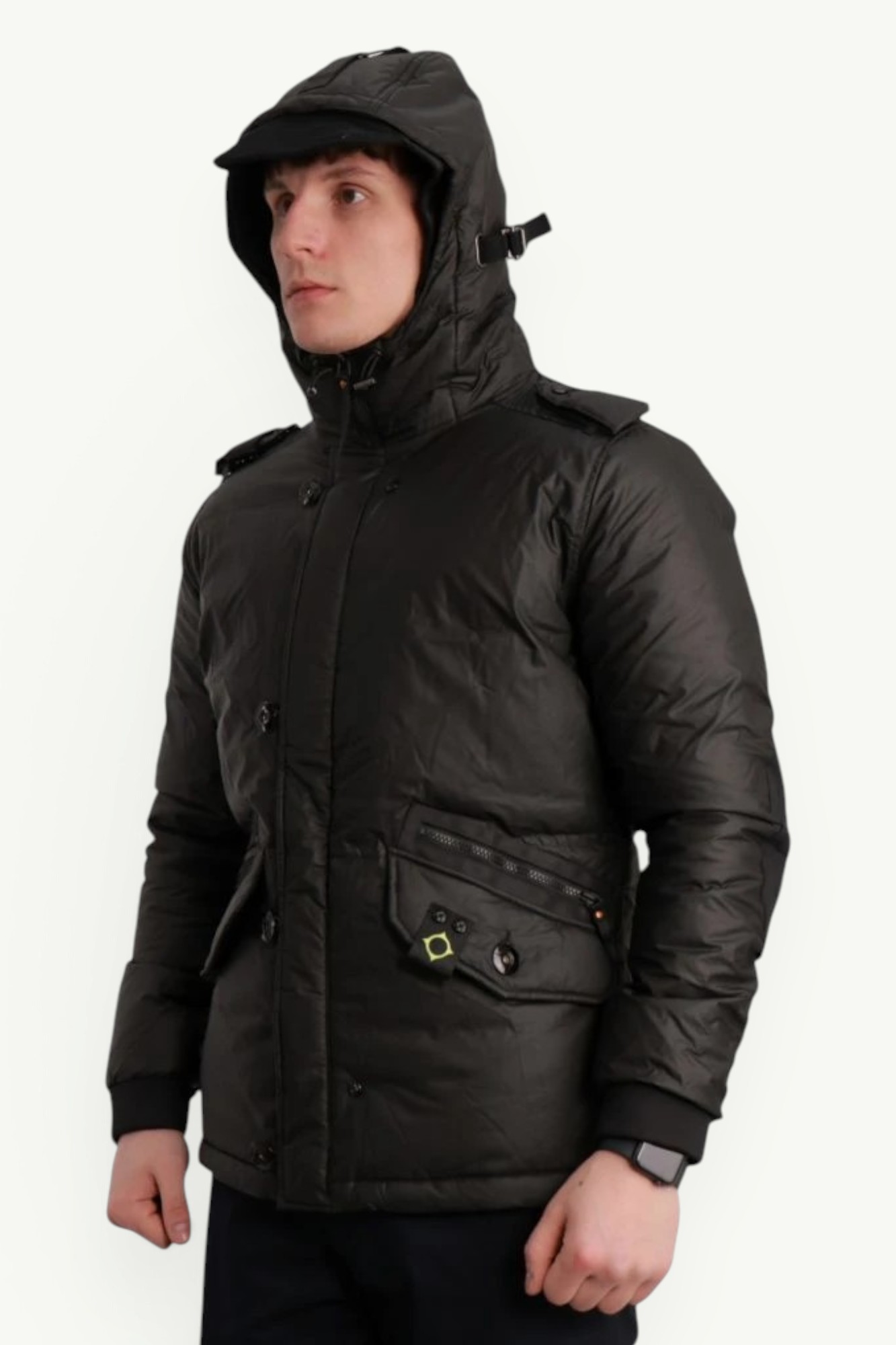Ma.Strum Device Pocket Jacket Black MAS1228