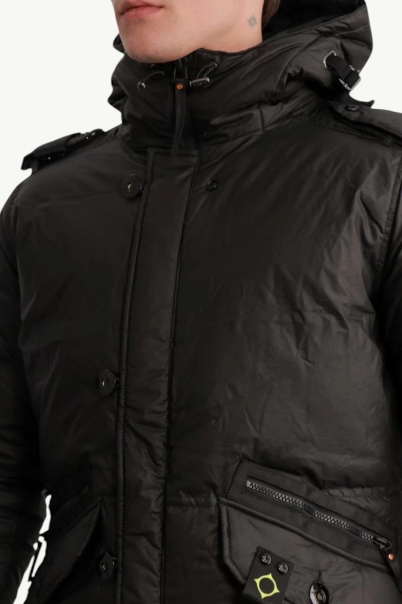 Ma.Strum Device Pocket Jacket Black MAS1228