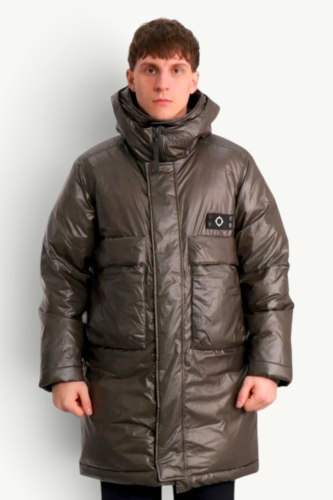 Ma.Strum Thermo Long Down Coat Oil Slick MAS1619-M306