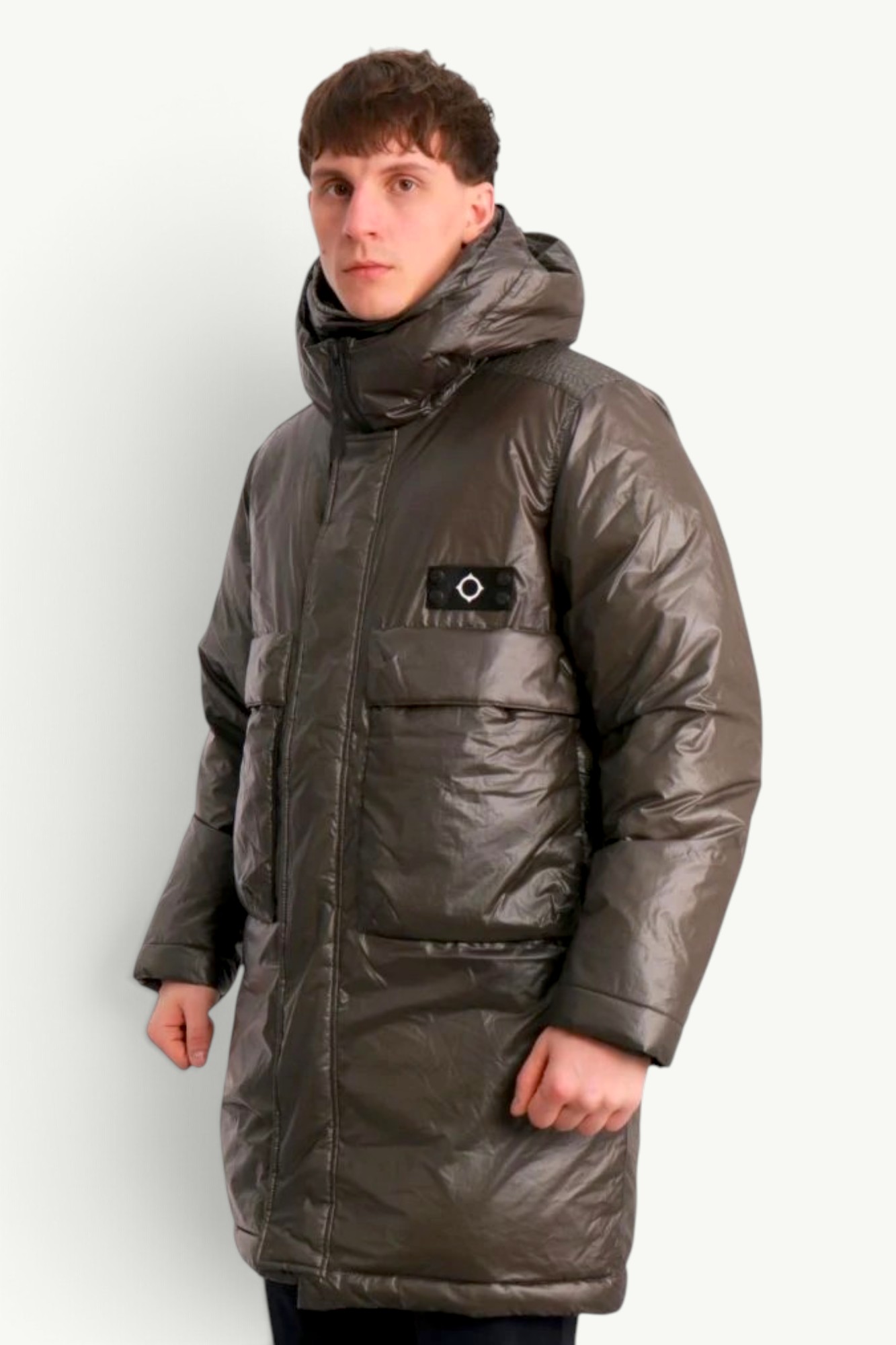 Ma.Strum Thermo Long Down Coat Oil Slick MAS1619-M306