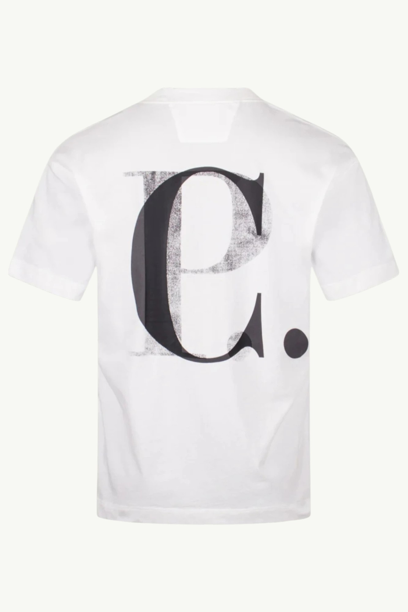 C.P. Company 30/1 Jersey Short Sleeve Logo T-Shirt Gauze White - 20CMTS087A-005100W-103