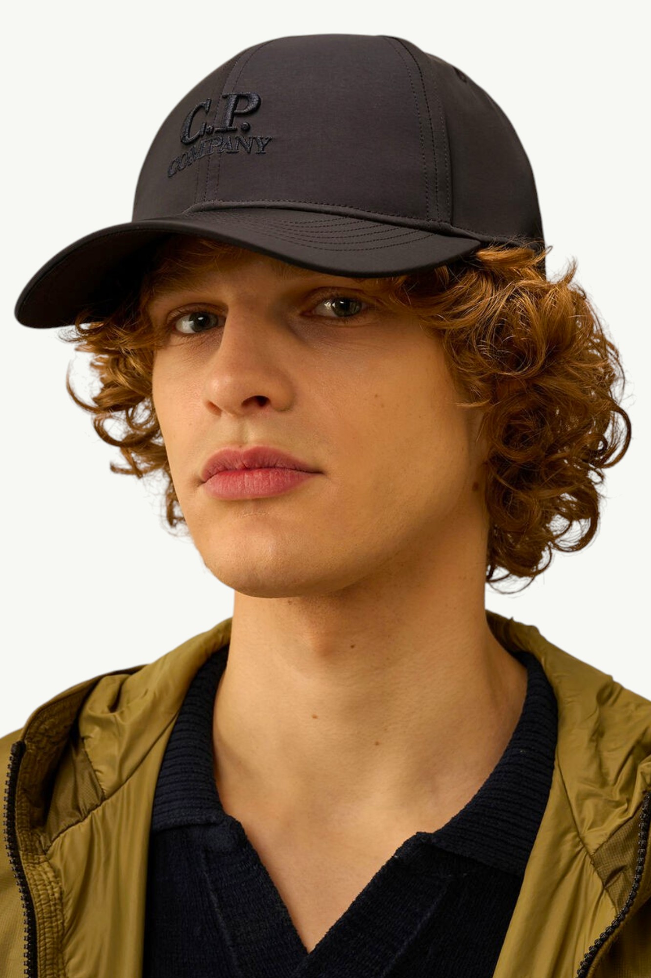cp-company-chrome-r-logo-cap-black-rccmac749a110545a999-3 C.P. Company Chrome-R Logo Cap Black RCCMAC749A-110545A-999