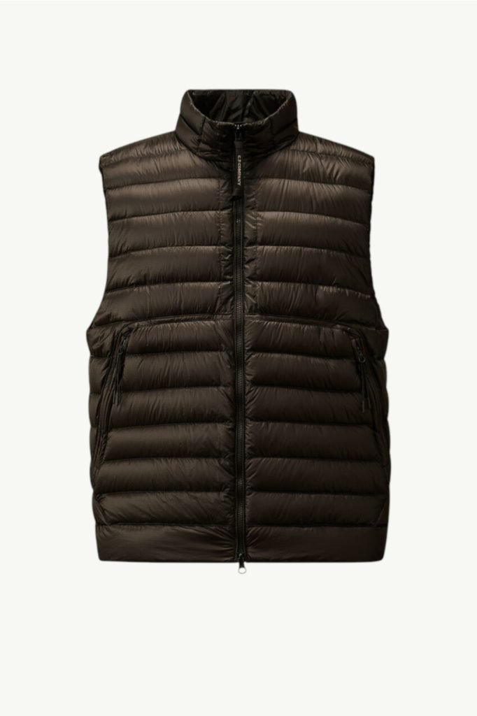 C.P. Company D.D. Shell Down Lens Gilet Black RCCMVE703A-110416A-999