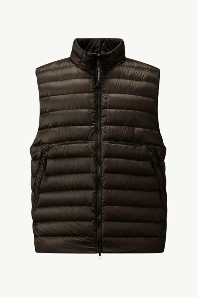 C.P. Company D.D. Shell Down Lens Gilet Black - RCCMVE703A-110416A-999