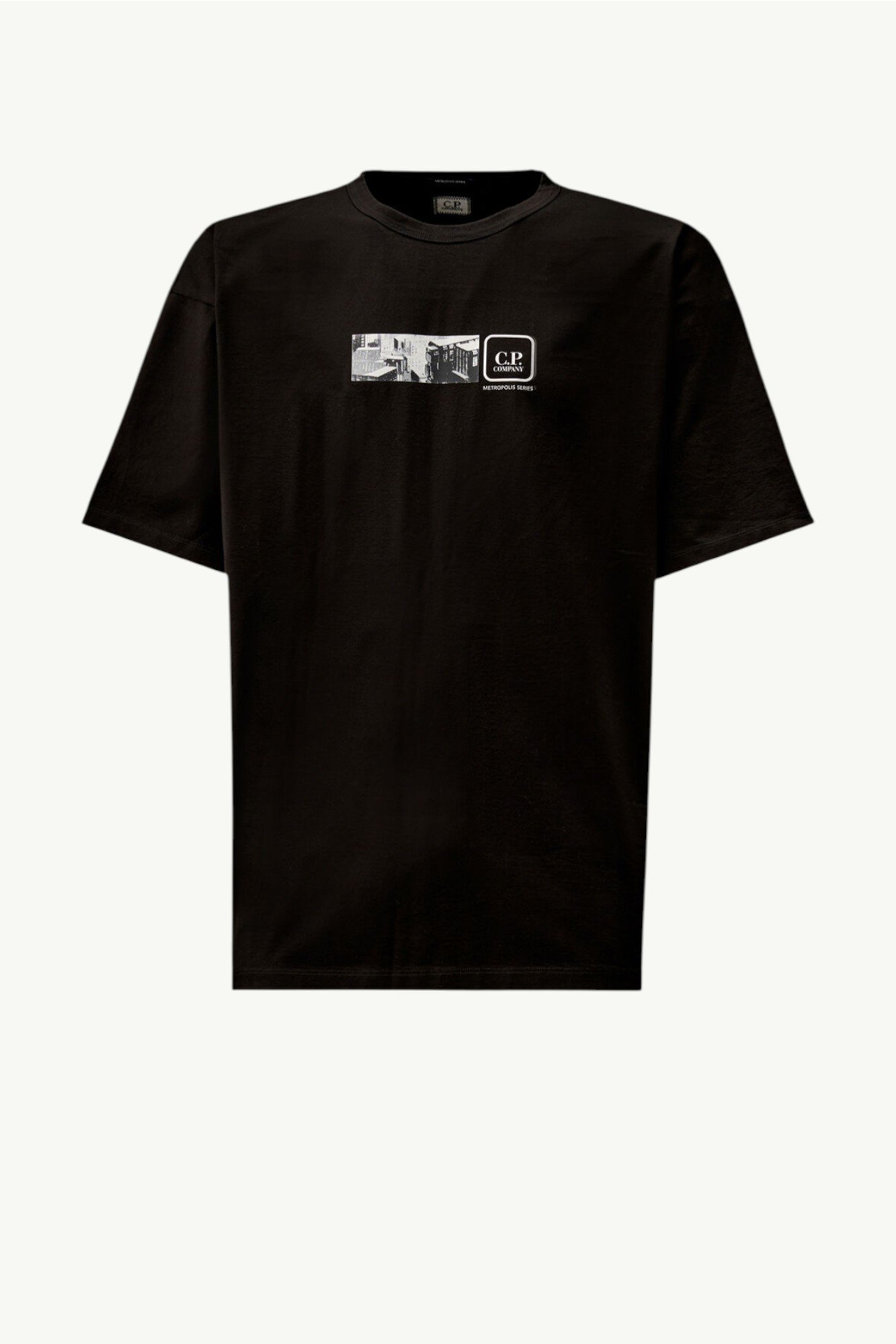 cp-company-metropolis-series-mercerized-jersey-short-sleeve-back-embroidery-t-shirt-black-20clts056a006370w999-0 C.P. Company Metropolis Series Mercerized Jersey Short Sleeve Back Embroidery T-Shirt Black 20CLTS056A-006370W-999