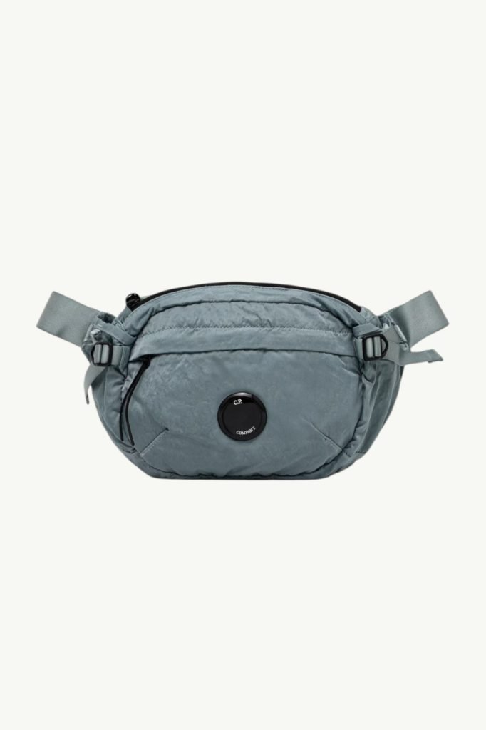 C.P. Company Nylon B Waistbag Silver Blue 20CMAC734A-005269G-809