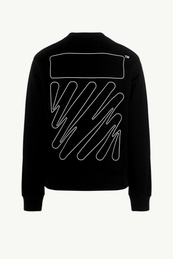 Off-White 3d Marker Sweatshirt Black OMBA057C99FLE013