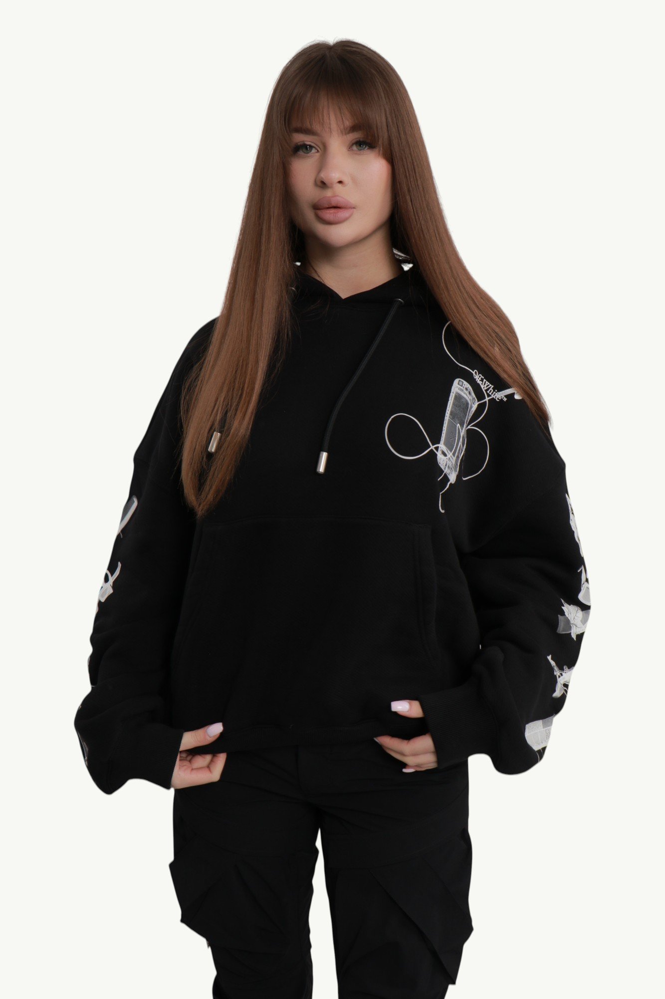 off-white-arrow-skate-hoodie-black-ombb118s24fle002-w-1 Худі Off-White Arrow Skate Hoodie Black - арт. OMBB118S24FLE002