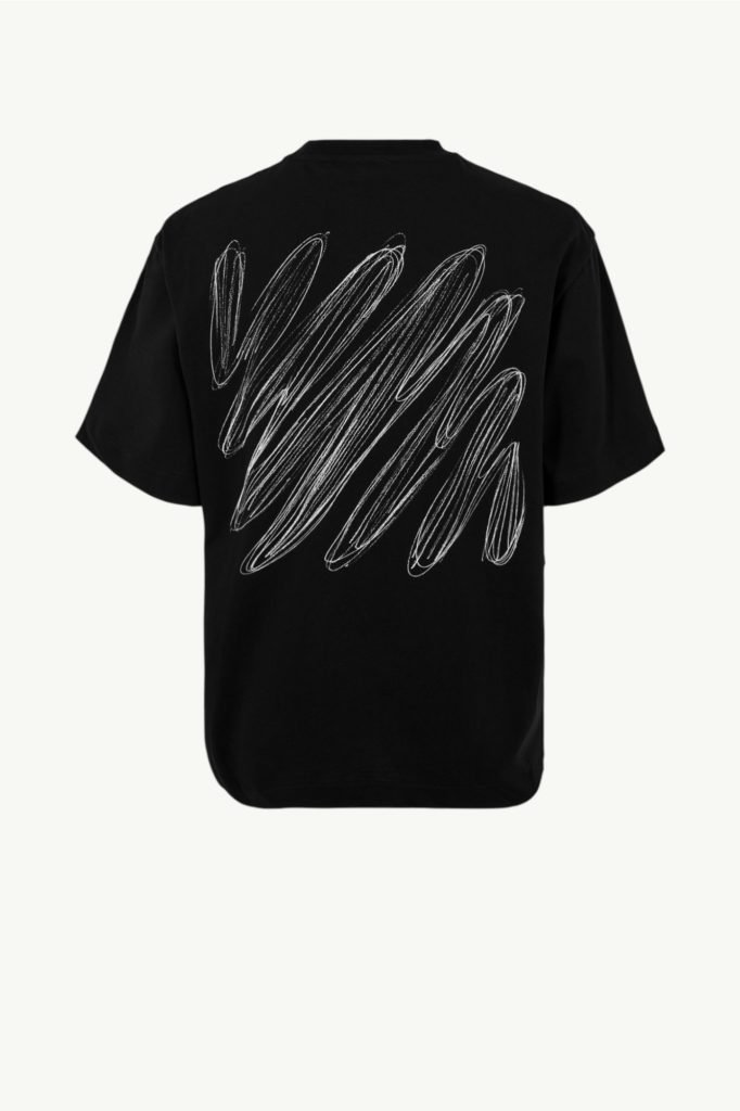 Off-White Scribble Diags Skate S/S Tee Black/White 44MAA120G5J00E1001