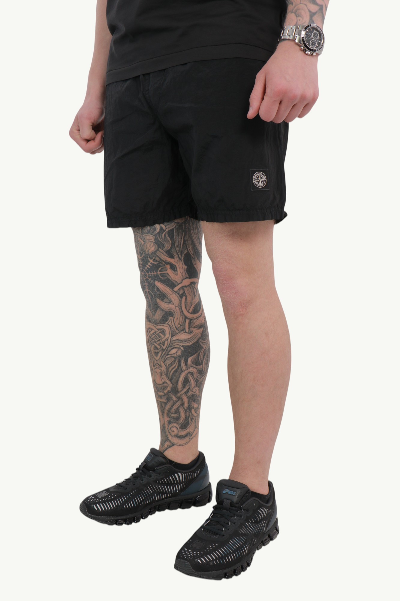 stone-island-nylon-metal-in-econyl-shorts-black-l1s15b100004s0043v0029-1 Stone Island Nylon Metal In Econyl® Shorts Black - L1S15B100004-S0043-V0029