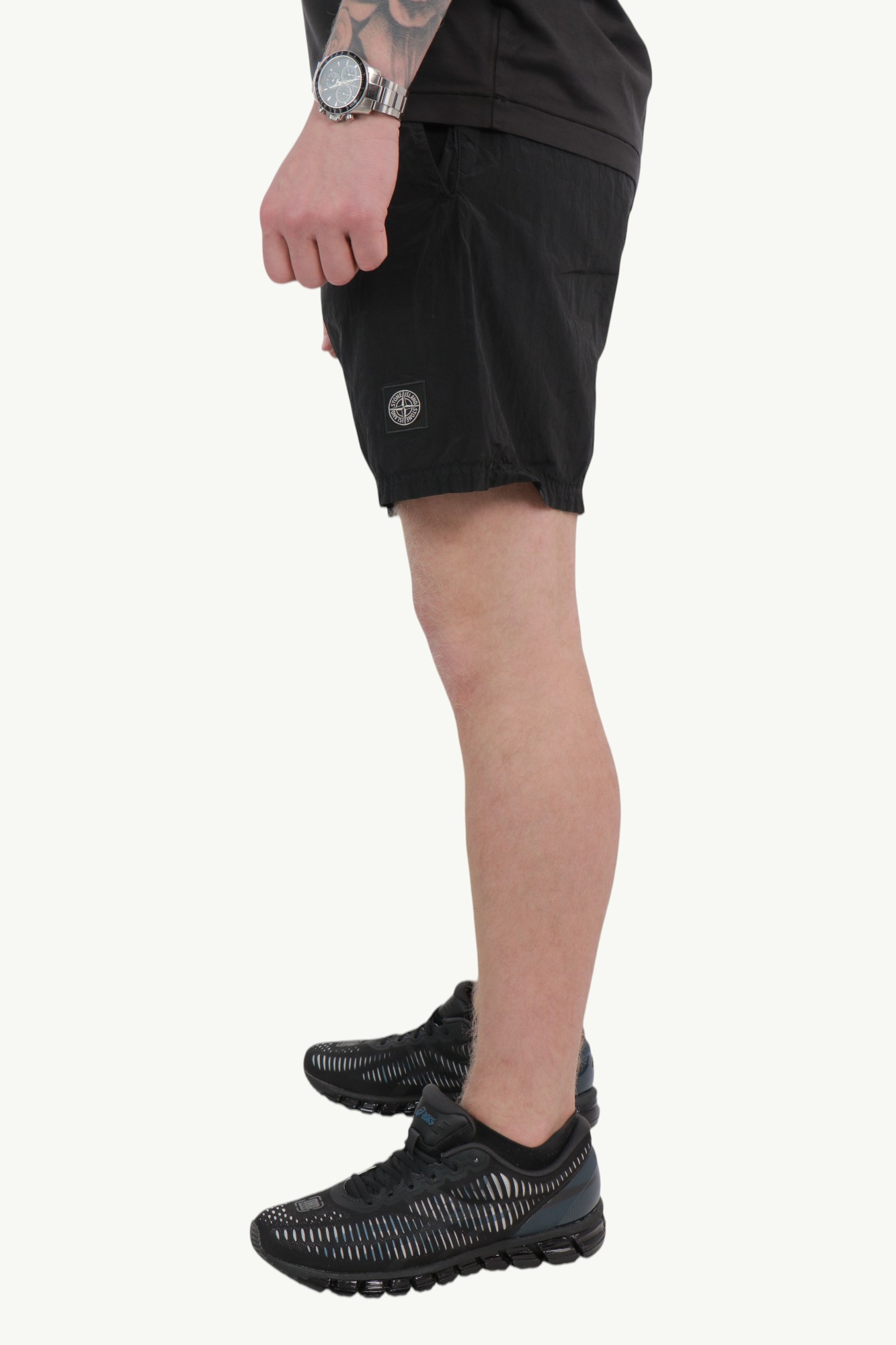 stone-island-nylon-metal-in-econyl-shorts-black-l1s15b100004s0043v0029-3 Stone Island Nylon Metal In Econyl® Shorts Black - L1S15B100004-S0043-V0029