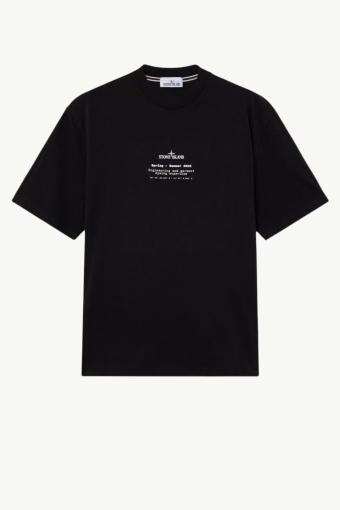Stone Island Organic Cotton Jersey T-Shirt Black L1S152100001-S0285-V0029