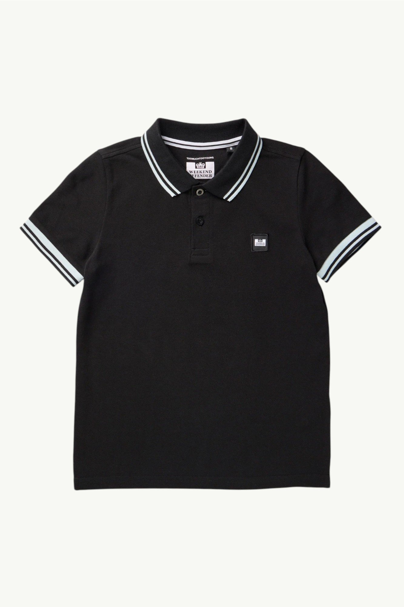 weekend-offender-kids-levanto-polo-shirt-black-sea-spray-blue-1 Weekend Offender Kids Levanto Polo Shirt Black/Sea Spray Blue KIDSPO3A13-BLAKSEAS