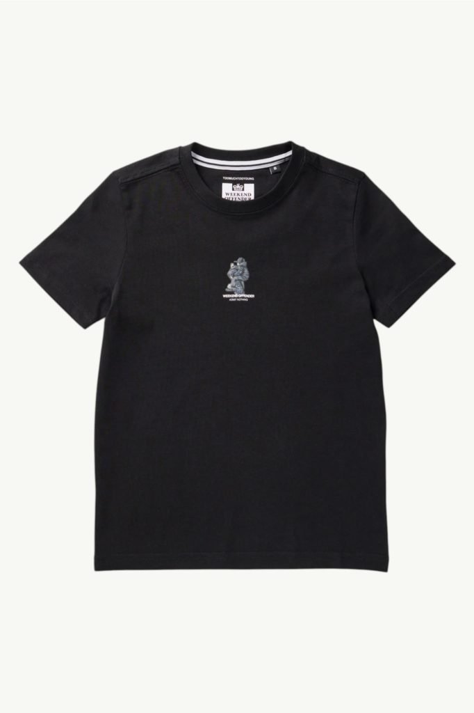 Weekend Offender Kids Reggie Graphic T-Shirt Black KIDSPT3A05-BLACK