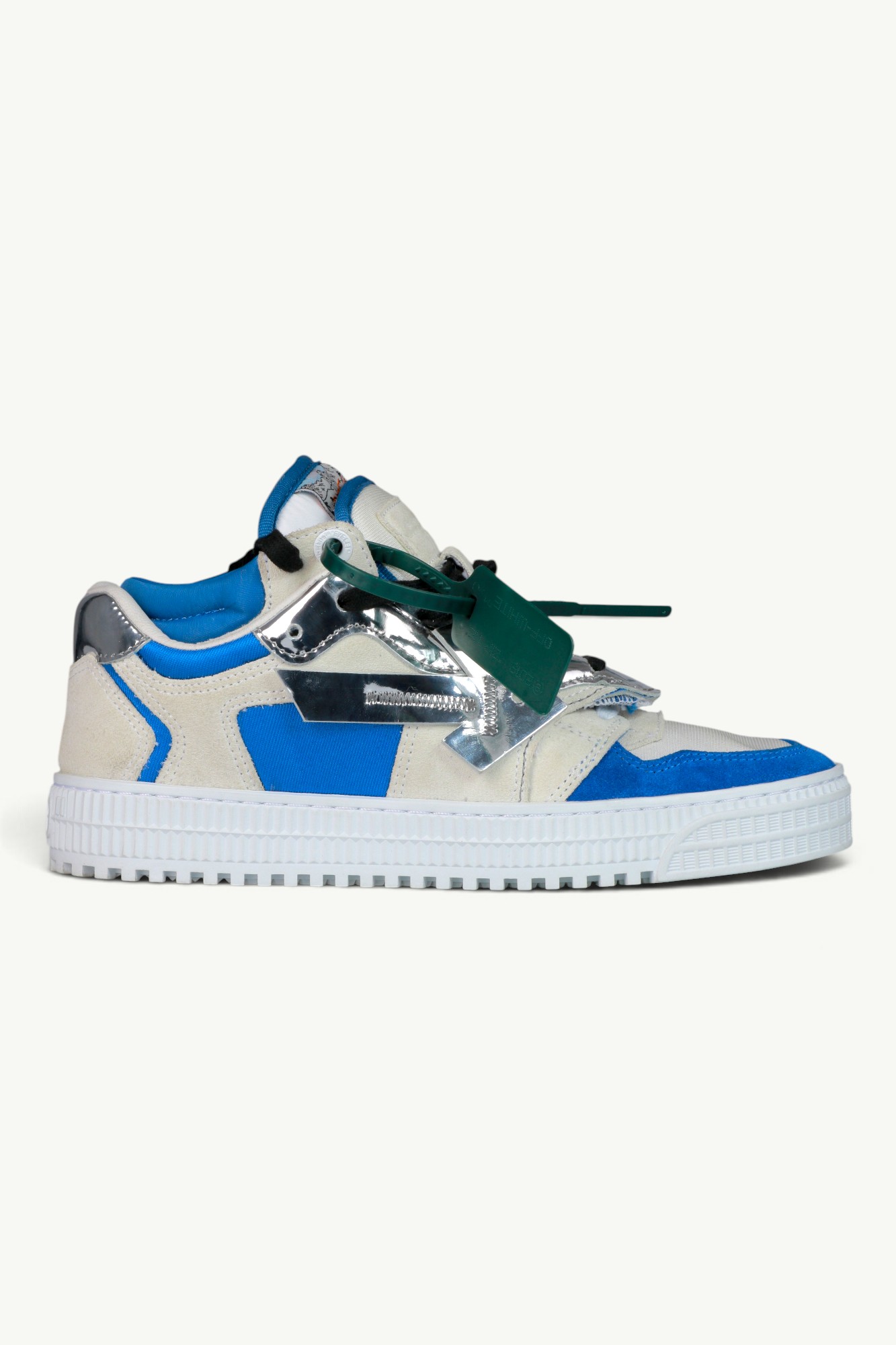 Off-White Floating Arrow Sneaker White / Silver OMIA244F22LEA0010-172