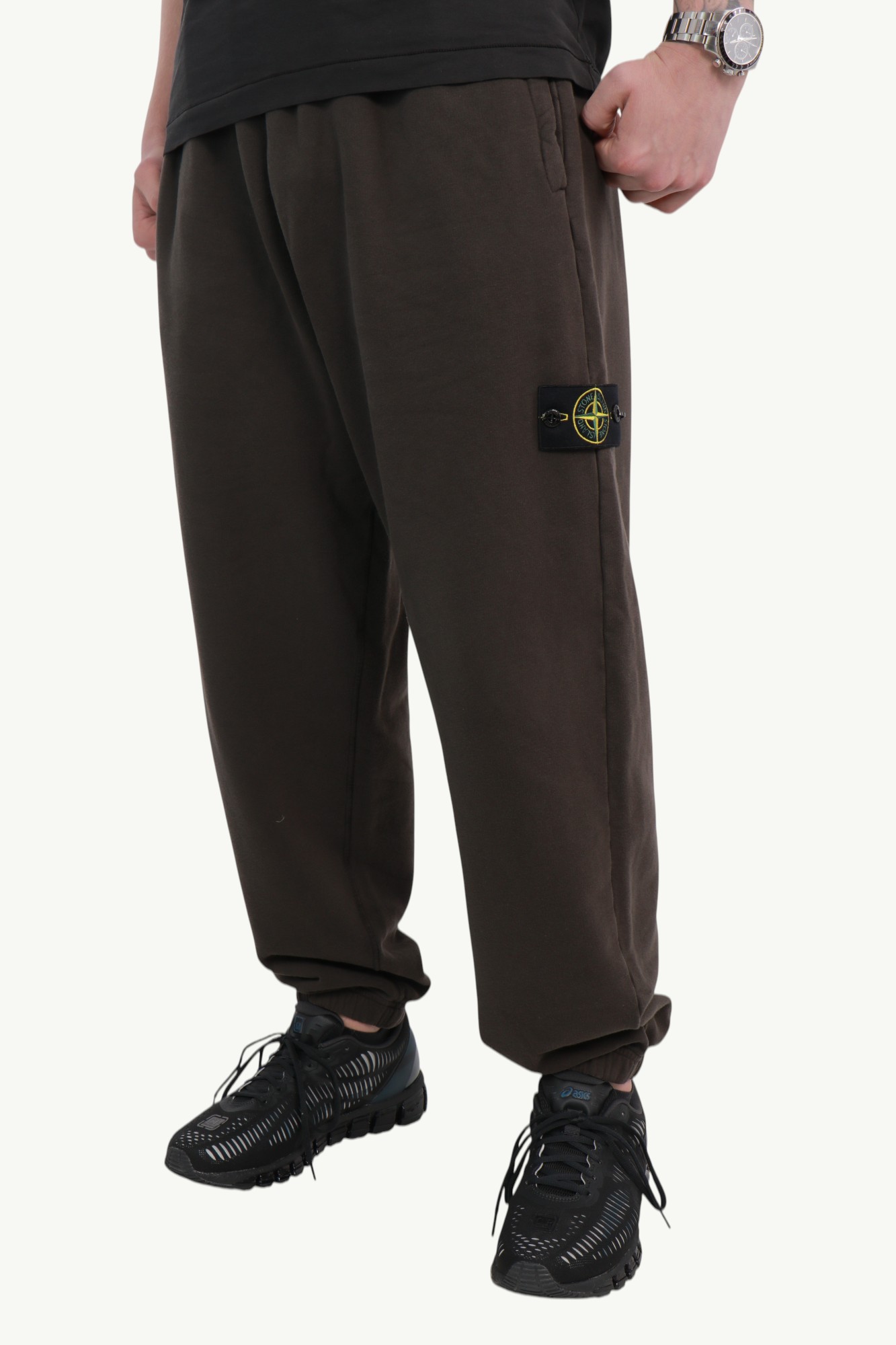stone-island-organic-cotton-loose-fit-pant-lead-grey-k2s156200004s0a20v0062-1 Stone Island Organic Cotton Loose Fit Pant Lead Grey - K2S156200004-S0A20-V0062
