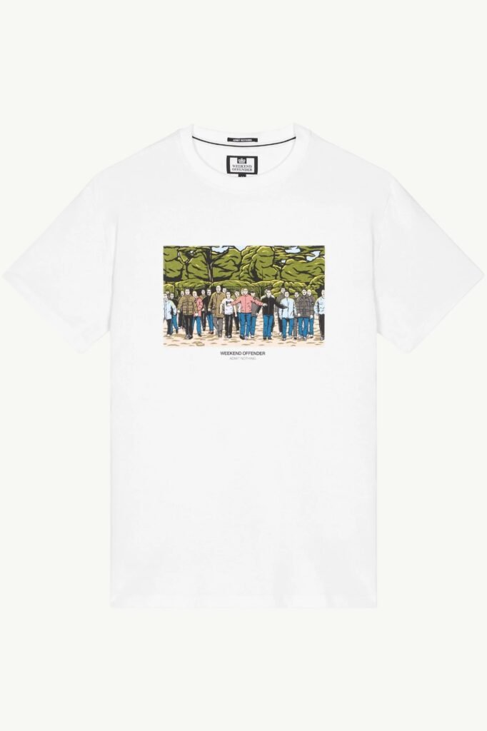 Weekend Offender GSE Graphic T-Shirt White - PT3A19-White