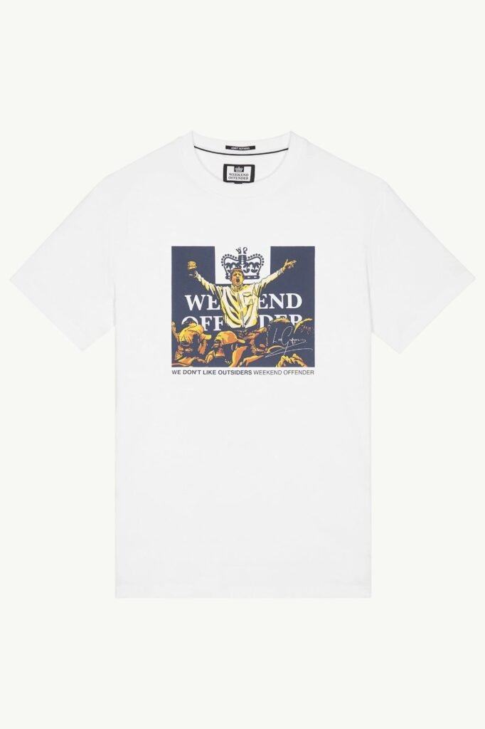 Weekend Offender Leo Gregory Graphic T-Shirt White - CSPT1814-WHITE
