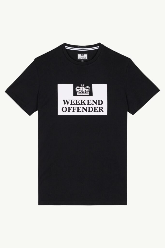Weekend Offender Prison Classic T-Shirt Black - WOTS200
