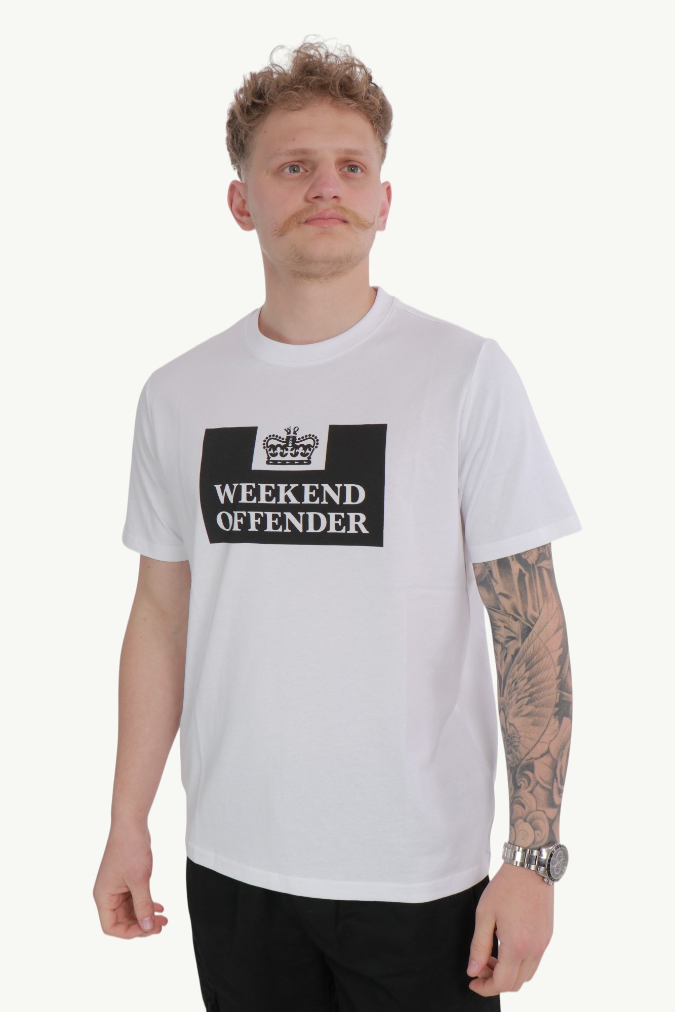 weekend-offender-prison-classic-t-shirt-white-2 Weekend Offender Prison Classic T-Shirt White - WOTS200-White