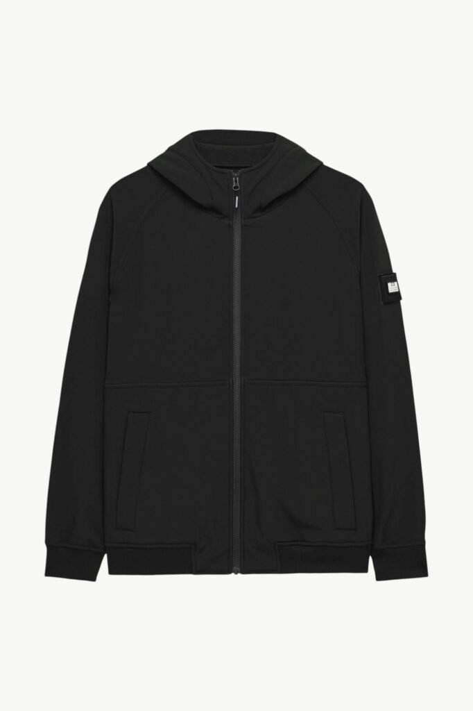 Weekend Offender Sulta Softshell Bomber Jacket Black - JK3A07-BLACK