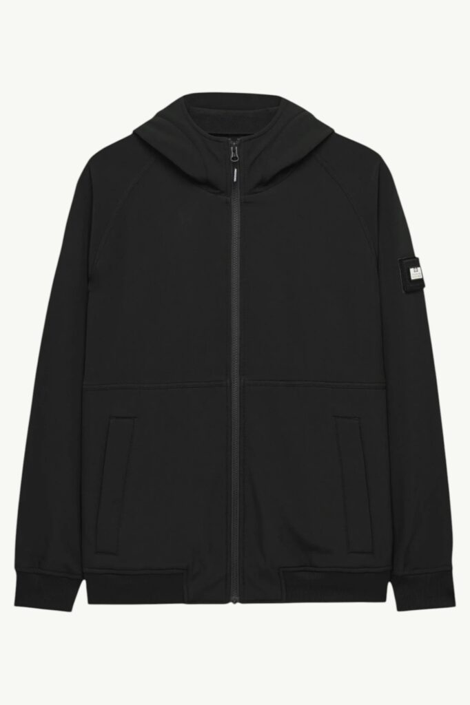Weekend Offender Sulta Softshell Bomber Jacket Black - JK3A07-BLACK